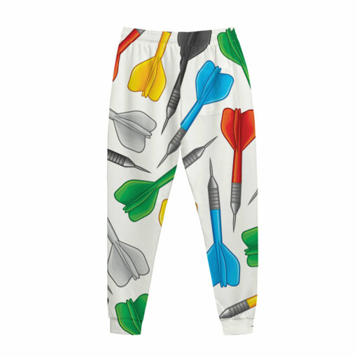 Colorful Darts Pattern Print Jogger Pants