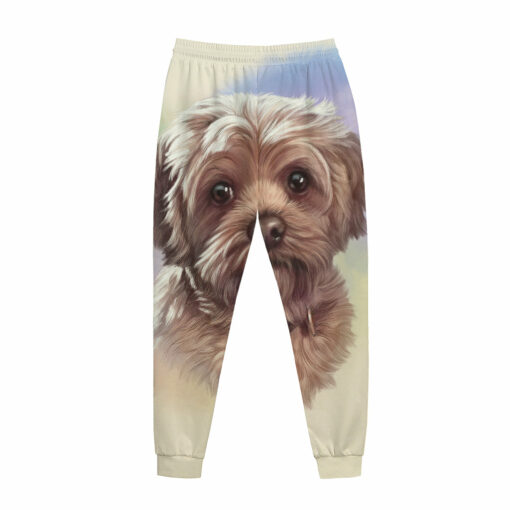 Yorkshire Terrier Portrait Print Jogger Pants