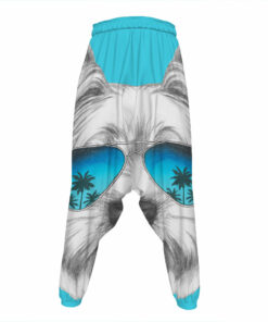 Yorkshire Terrier With Sunglasses Print Hammer Pants