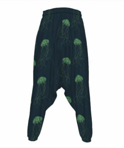 Zentangle Jellyfish Pattern Print Hammer Pants