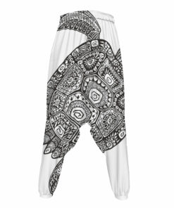 Zentangle Sea Turtle Print Hammer Pants