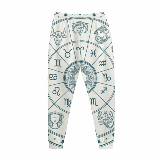 Zodiac Astrology Signs Print Jogger Pants