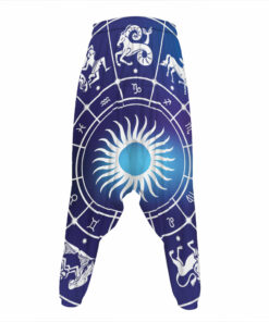 Zodiac Horoscopes Print Hammer Pants