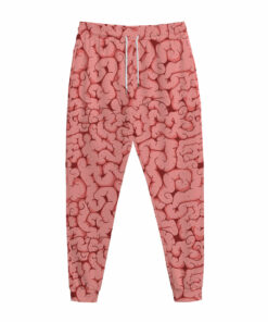 Zombie Brain Print Jogger Pants