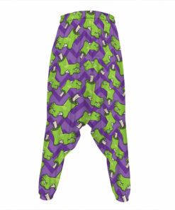 Zombie Foot Pattern Print Hammer Pants