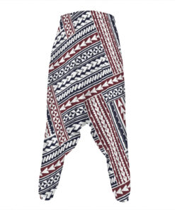 Maori Tribal Pattern Print Hammer Pants