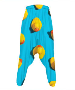 Yellow Rubber Ducks Print Hammer Pants