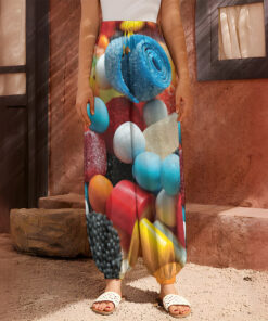 Yummy Gummy Print Harem Pants