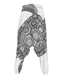 Zentangle Sea Turtle Print Hammer Pants