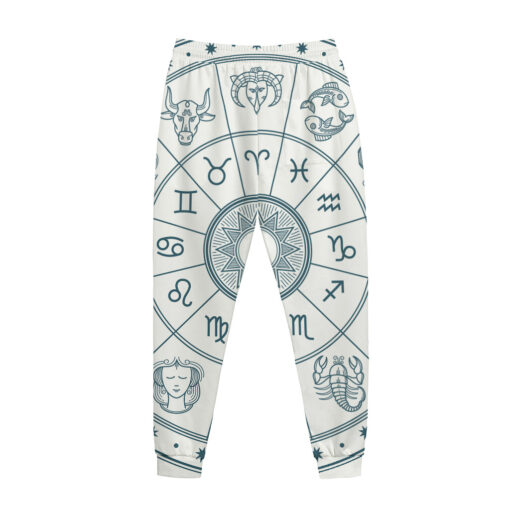 Zodiac Astrology Signs Print Jogger Pants