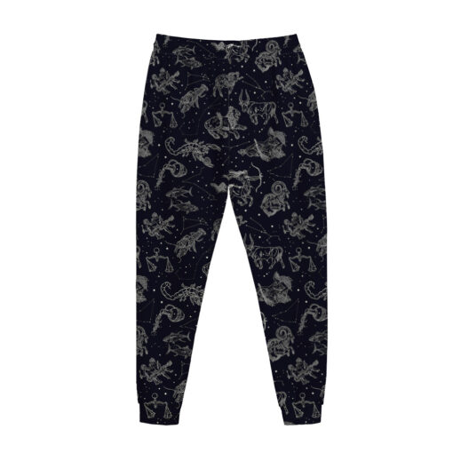 Zodiac Constellation Pattern Print Jogger Pants
