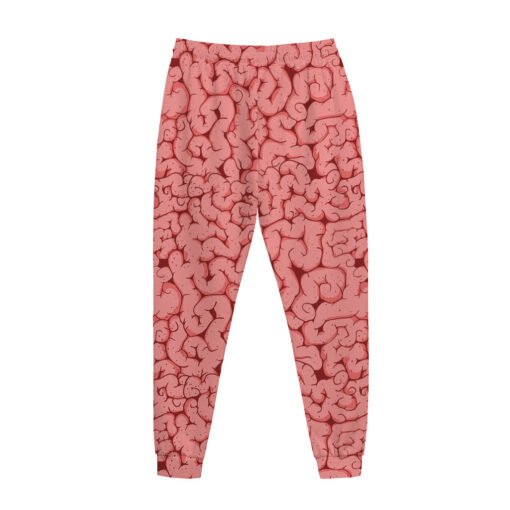 Zombie Brain Print Jogger Pants