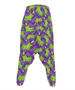 Zombie Foot Pattern Print Hammer Pants